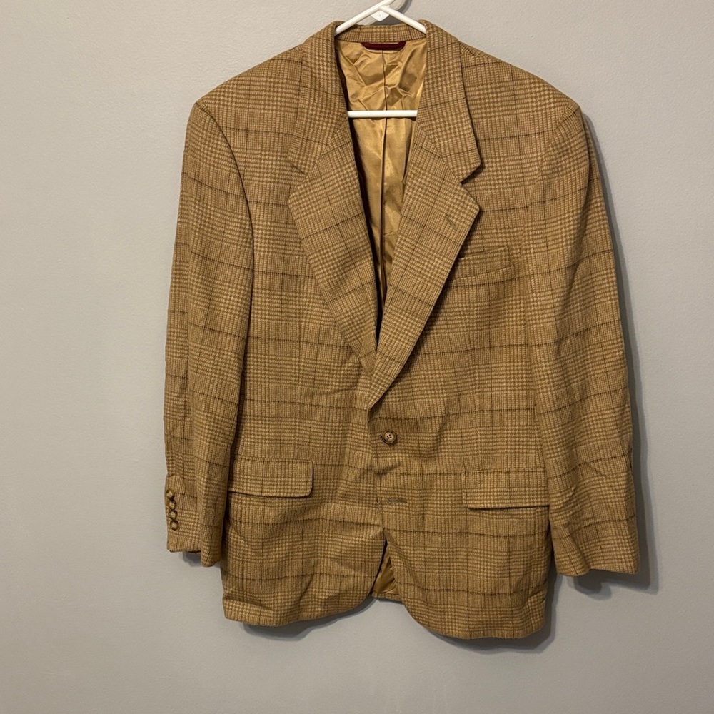 Vintage Hart Schaffner & Marc 100% Camel Hair men’s blazer